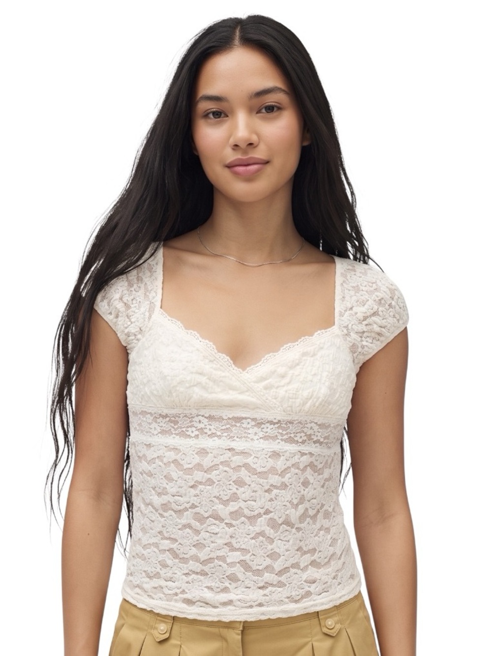 Urban Outfitters Clementine Femme Lace Top